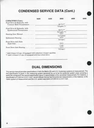 1990-2002 Ford™ 3230, 3430, 3930, 4630, 4830 utility tractor shop manual Preview image 4