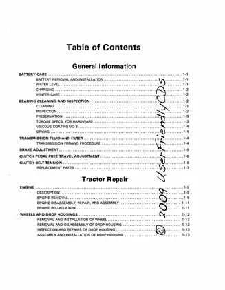 Comprehensive Repair Manual for Simplicity Pow’r Max Tractors 4040, 4041, and 9020 Preview image 3
