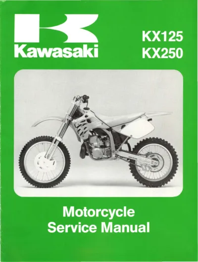 Preview: 1992–1993 Kawasaki KX125/KX250 Service Manual (P/N 99924-1153-02)