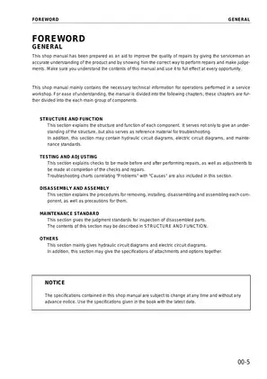 Komatsu™ PC300, 300LC-7, PC350, PC 350LC-7 excavator shop manual Preview image 5