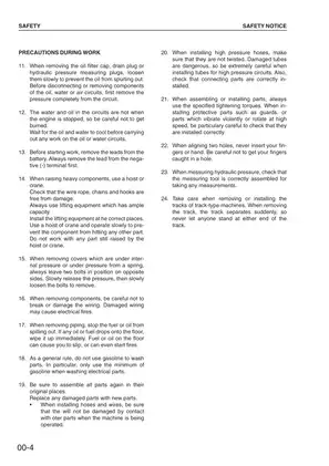 Komatsu PC340-6K Excavator Shop Manual Preview image 4