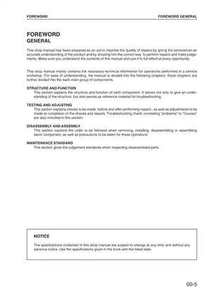 Komatsu PC340-6K Excavator Shop Manual Preview image 5