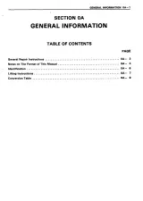 1990–2004 Isuzu KB TF 140 Workshop Manual – preview page 4