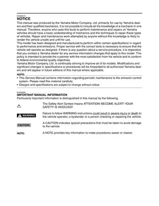 2004-2009 Yamaha YZFR1 service manual Preview image 3