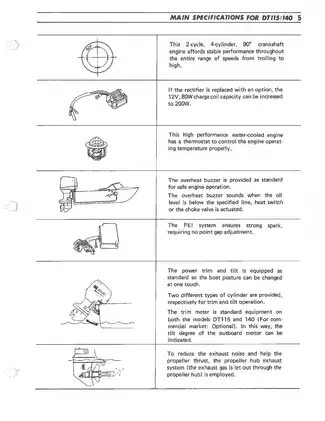 Suzuki DT115/140 Outboard Motor Service Manual Preview image 2