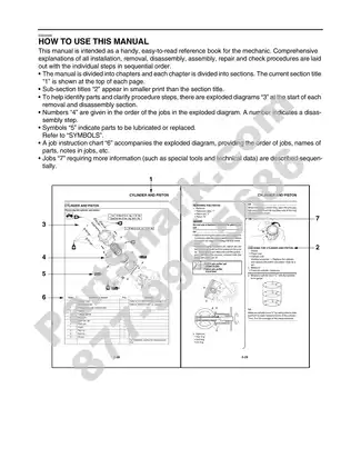 Yamaha YFM 2009 Service Manual and Repair Guide for Maintenance Preview image 4