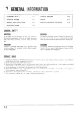 1985–1987 Honda VFR750F Service Manual (P/N 61MK801) – preview page 3