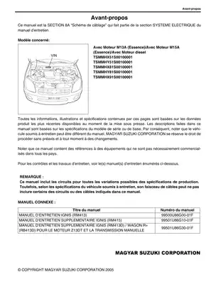 Suzuki Ignis, Wagon R+ shop manual Preview image 3