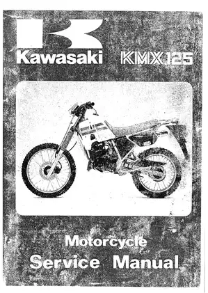 Kawasaki KIM 125 Motorcycle Service Manual - Comprehensive Repair Guide