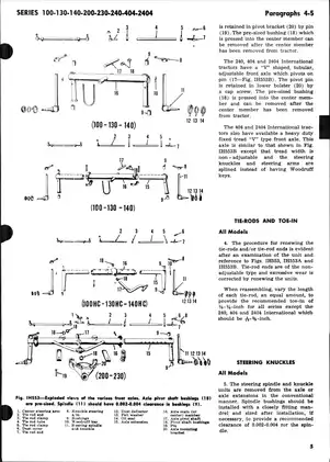 1961-1968 International Harvester Farmall 404, 2404 shop manual Preview image 5