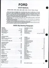 Ford 8000, 8600, 8700, 9000, 9600, 9700 TW Series Tractor 1968–1982 Shop Manual – preview page 1