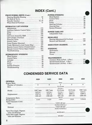 Ford™ 3230, 3430, 3930, 4630, 4830 shop manual Preview image 2