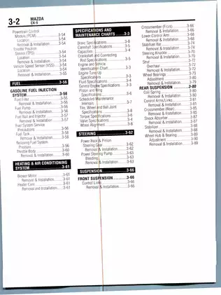 2007-2013 Mazda CX9 repair manual Preview image 4