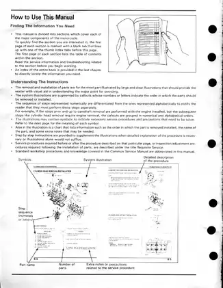 Service manual for 1991-99 Honda CB750 Nighthawk Preview image 4