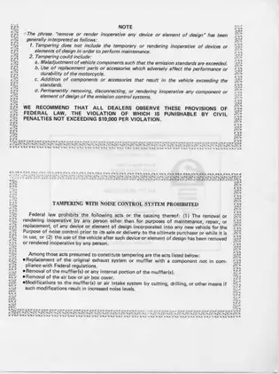 Kawasaki Motorcycle Service Manual ZX900-A1/A2 (1986-1990) | Complete Repair Guide Preview image 4