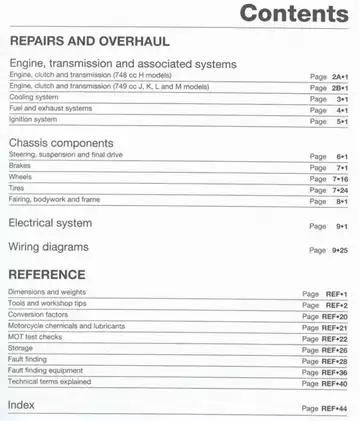 Kawasaki ZX750 Fours Service and Repair Manual (1989-1996) Preview image 4