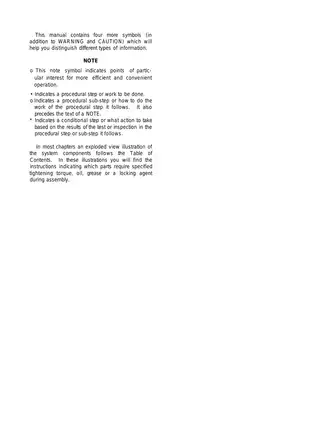 Kawasaki KLX250R Comprehensive Service Manual for 2001-2021 Models Preview image 4