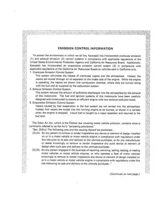 Kawasaki Ninja ZX-6 Motorcycle Service Manual - Comprehensive Guide for Optimal Performance Preview image 5