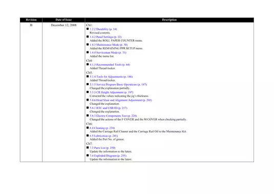 Epson Stylus Pro GS6000 Service Manual & Repair Guide Preview image 5