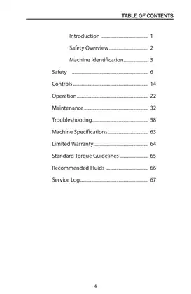 ASV SR-80, SR-70 Rubber Track Loader operation and maintenance manual Preview image 5