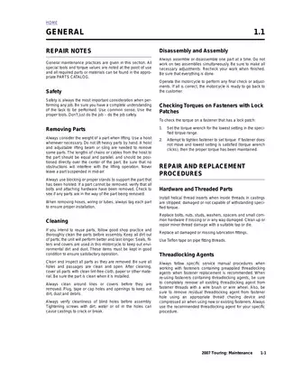 2007 Harley Davidson FLH, FLT repair manual Preview image 4