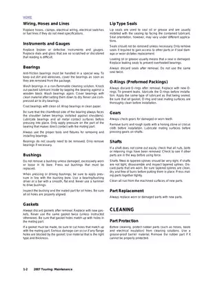 2007 Harley Davidson FLH, FLT repair manual Preview image 5