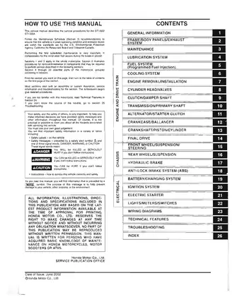 2003-2007 Honda ST1300, ST1300A ABS Pan European service manual Preview image 3