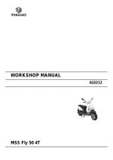 2007 Piaggio MSS Fly 50 4T Scooter Workshop Manual FMS (P/N 633212) – preview page 1