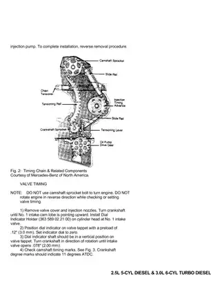 1987 Mercedes 300 D shop manual Preview image 5