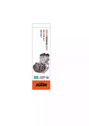 KTM 450/505 SX-F Repair Manual - Comprehensive Service Guide for 2007 Models Preview image 3