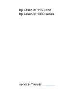 2003 HP LaserJet 1150 / 1300 Series Service Manual (P/N Q1334-90928) – preview page 3