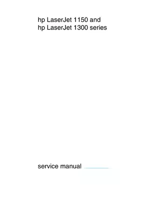HP LaserJet 1150/1300 Series Service Manual Preview image 3