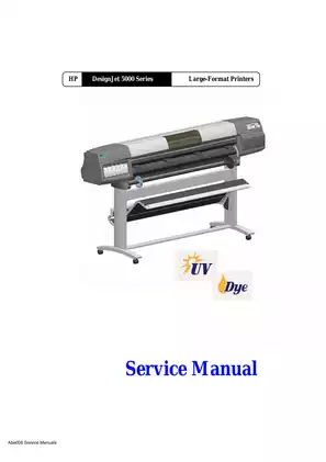 HP DesignJet 5000 Series Large-Format Printers Service Manual Preview image 2
