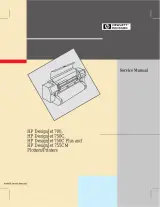 1996 HP DesignJet 700/750C/750C Plus/755CM Service Manual (P/N C4705-90000) – preview page 1