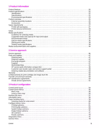 HP Color LaserJet 9500 Series Printer Service Manual Preview image 3