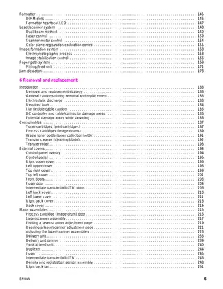 HP Color Laserjet 9500, 9500N, 9500HDN color laser printer service guide Preview image 5