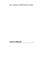 2001 HP LaserJet 2200 Series Service Manual (P/N C7058-90936) – preview page 2