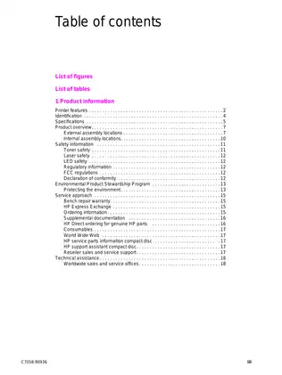 HP LaserJet 2200 Series Printer Service Manual Preview image 3