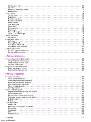 HP Laserjet 4100, 4100N, 4100TN laser printer service guide Preview image 4