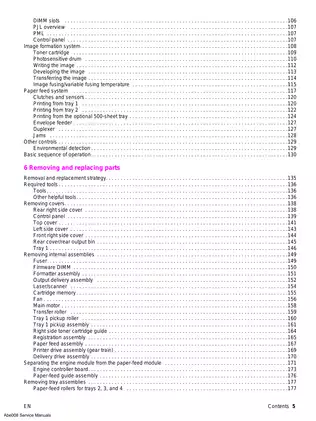 HP Laserjet 4100, 4100N, 4100TN laser printer service guide Preview image 5