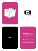 HP LaserJet 4200/4300 Series Printer Service Manual OEM (P/N Q2431-90912) – preview page 1