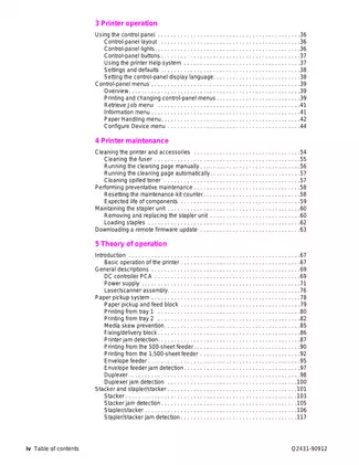 HP LaserJet 4200/4300 Series Printer Service Manual Preview image 4