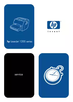 HP LaserJet 1200 Series Service Manual - Comprehensive Guide