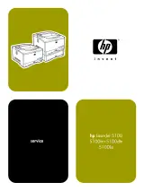 2002 HP LaserJet 5100 / 5100tn / 5100dtn / 5100Le Service Manual (P/N Q1860-90918) – preview page 1