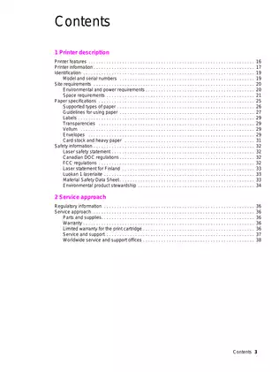 HP Laserjet 5100 laser printer service guide Preview image 5