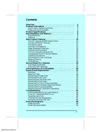 HP LaserJet 5P/5MP and 6P/6MP Printer Service Manual Preview image 5