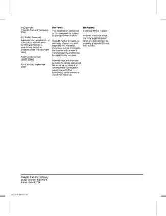 HP LaserJet 5Si laser printer service guide Preview image 3