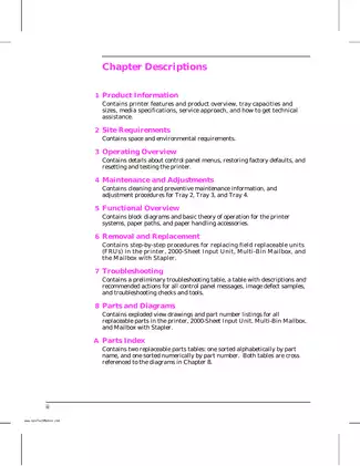 HP LaserJet 5Si/5Si MX/NX and Mopier Printer Service Manual Preview image 5