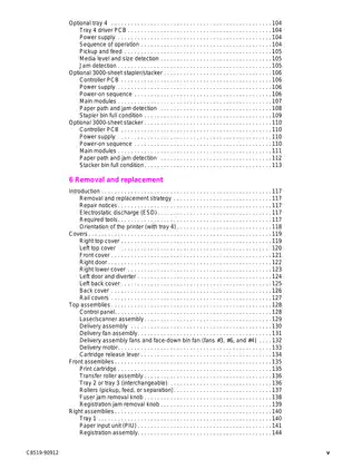 HP LaserJet 9000 Series Printer Service Manual - Comprehensive Guide Preview image 5