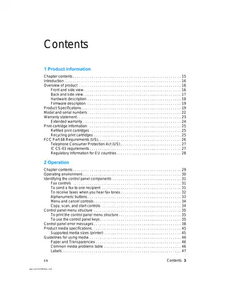 HP Laserjet 3300, 3330, 3300 multifunction monochrome laser printers service guide Preview image 3